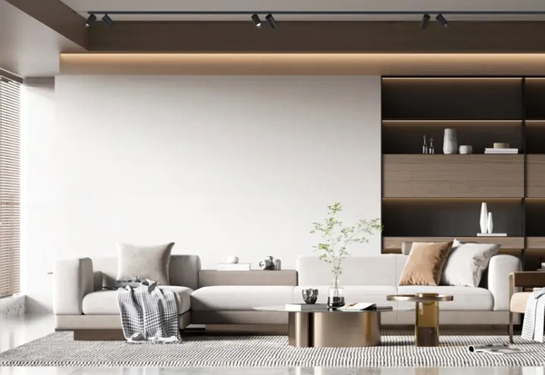 Minimalistyczna lampa natynkowa Mono z regulacją czarna