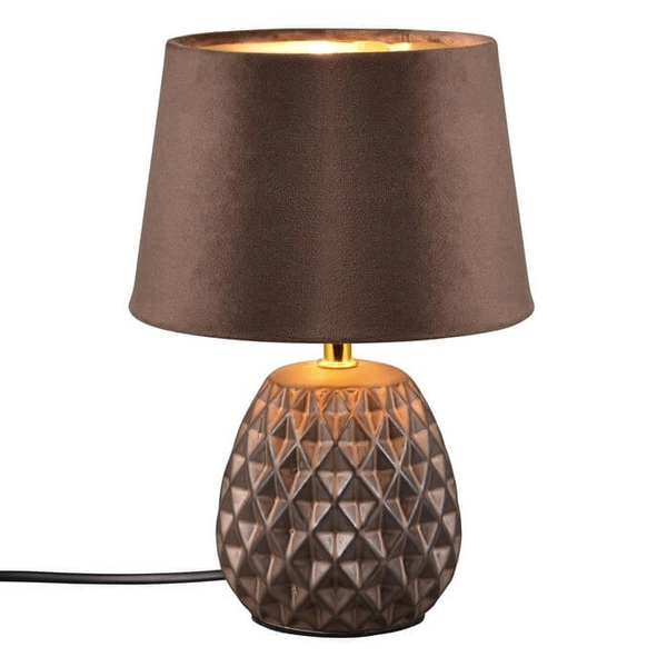 Aksamitna lampka nocna Ariana R51531026 RL Light do salonu brązowy