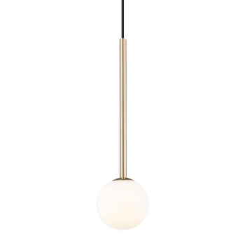 Okrągła lampa wisząca Arcturus P0574-01F-F7AA Zumaline biały złoty