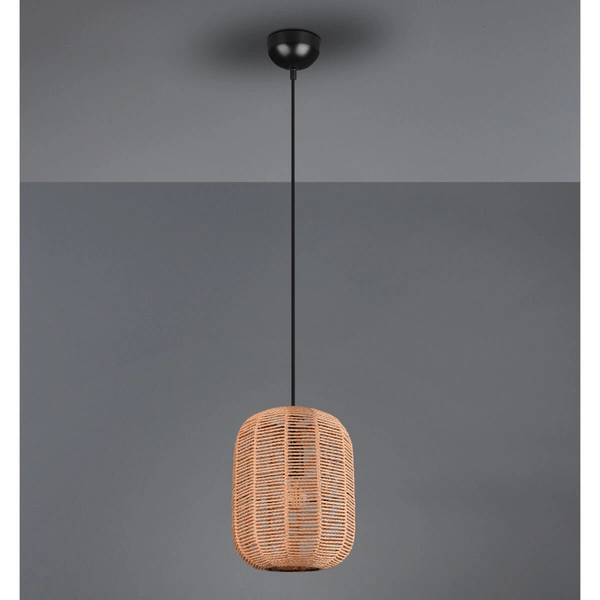 Zwis lampa RUNA 303000132 Trio koszyk plecionka brązowy czarny