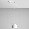 Metalowa lampa wisząca BERYL 976G Aldex biały zwis do salonu
