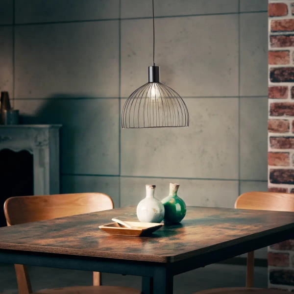 Wisząca lampa nad stół Blacky 99391/06 druciana czarny