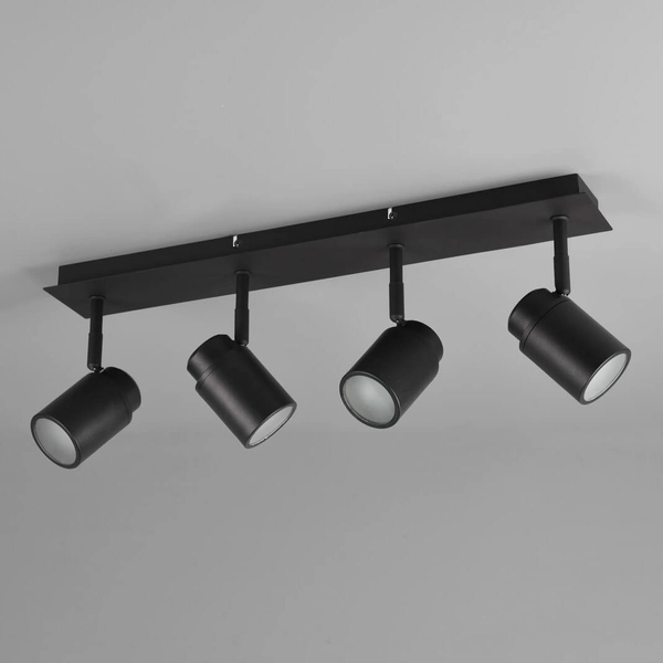 Sufitowa lampa regulowana BRISA DL432880400 IP44 tuby czarny