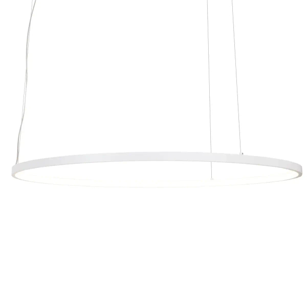 Lampa wisząca pierścieniowa VISUAL biała P0657 1xLED 28W 3000K IP44 ring