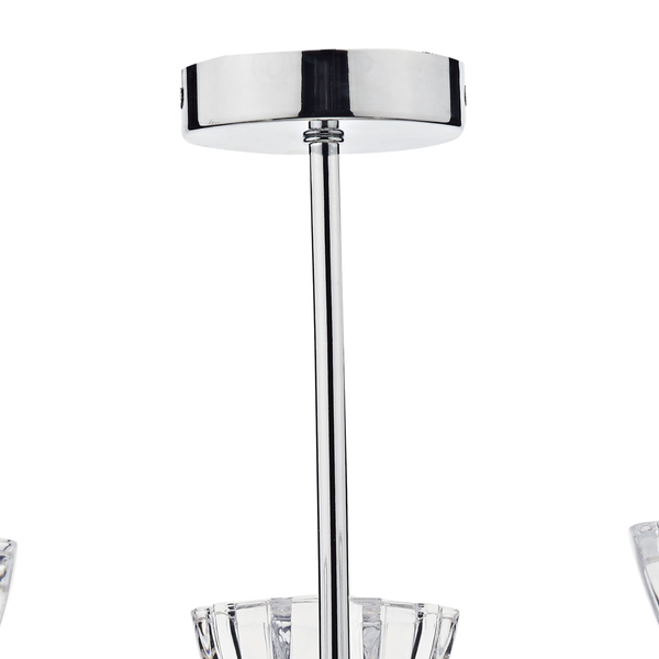 Żyrandol kielichowy Vito VIT0350 Dar Lighting kryształowy chrom