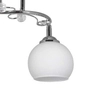 Lampa sufitowa VEN W-A 1523/2 kule z kryształkami chrom biała