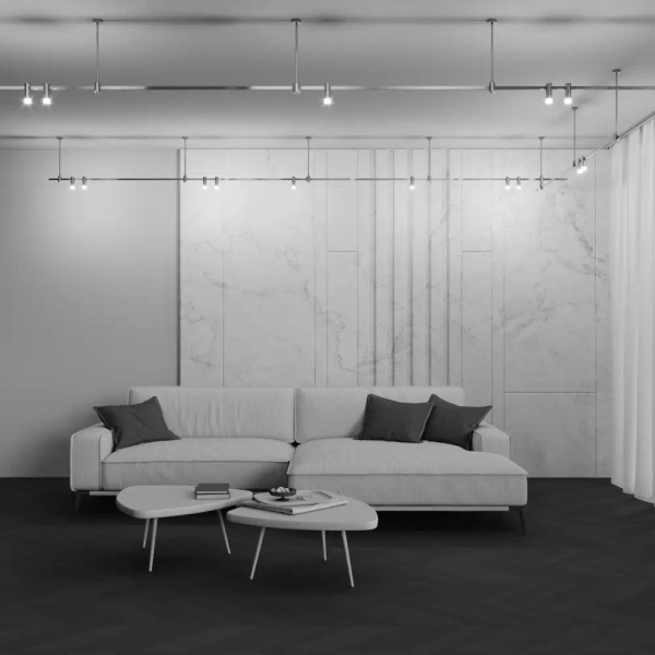 Magnetyczna lampa modułowa Skim TR145-1-3W2.7K-W-BS-DE LED 3W 2700K mosiądz