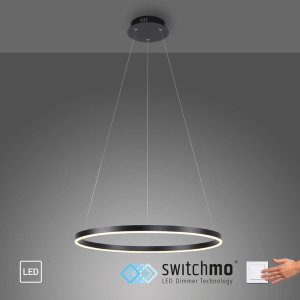 Lampa zwisająca pierścieniowa RITUS 15394-13 LED 31,5W 3000K antracyt