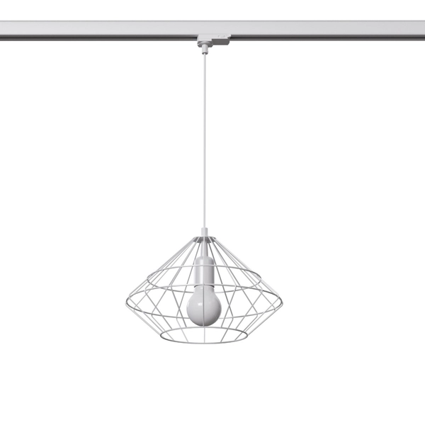 Wisząca lampa druciana 3-fazowa UMBERTO MYL.00365 biała