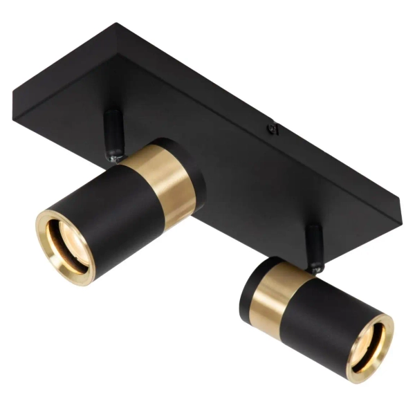 Regulowana lampa sufitowa do salonu GORIK 53909/02/30 czarny złoty