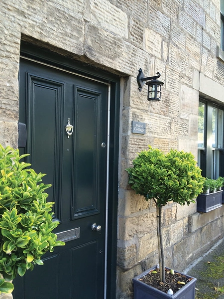 Latarenka naścienna Hereford BL21-BLACK-E27 Elstead zewnętrzna lampion czarny