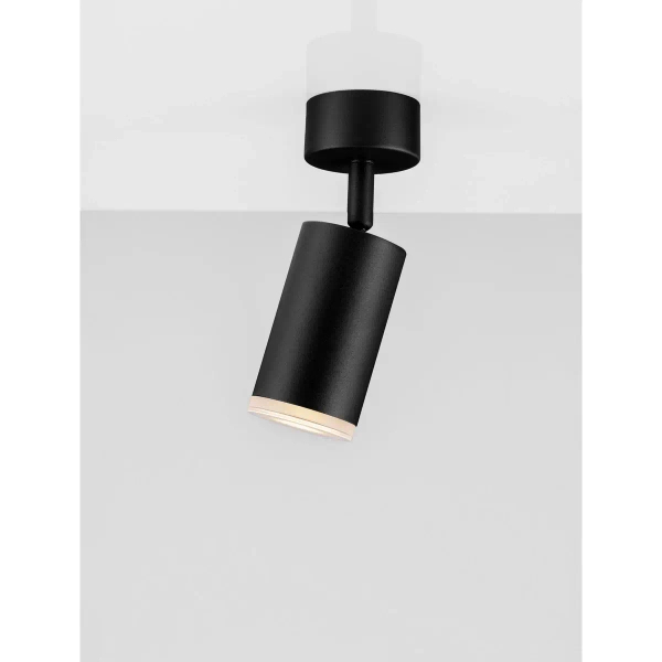 Regulowana lampa sufitowa ZENFARO LE45675 do salonu czarny