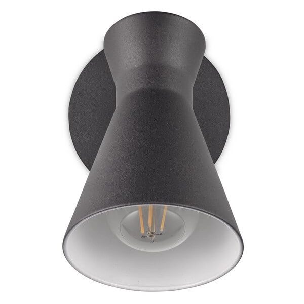 Lampa przyścienna z włącznikiem Enzo R20781732 do czytania czarny