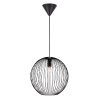 Industrialna lampa wisząca Beroni 2213303003 druciana kula czarny