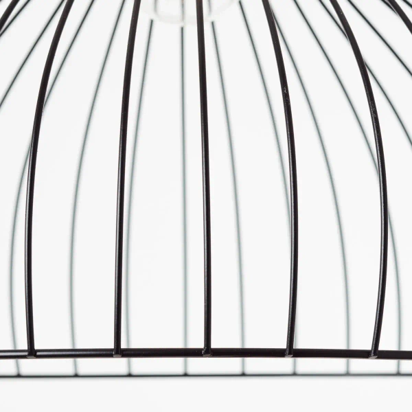 Druciana lampa wisząca Blacky 99392/06 nad stół czarny