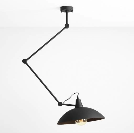 Lampa regulowana MELOS 808PL_G1 Aldex sufitowy wysięgnik czarny