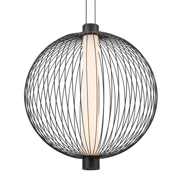 Lampa zawieszana Kyoto ML0527 Milagro LED 39W 3000K kula czarny