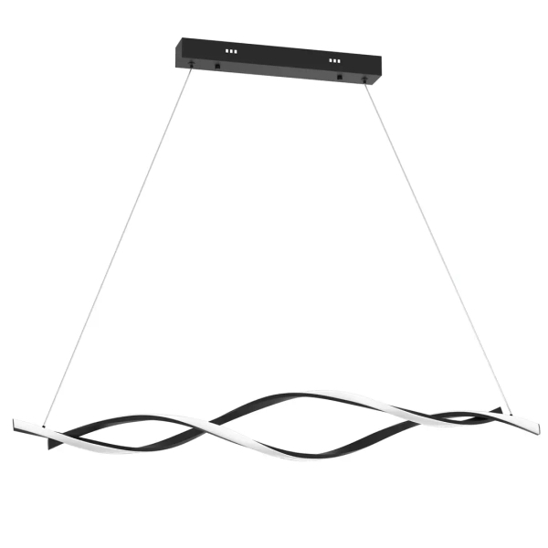 Ledowy żyrandol GRANT BLACK ML8609 LED 38W 4000K do salonu czarny