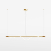 Lampa wisząca Rosa MOD166PL-L20G3K LED 21W 3000K podłużna złota