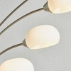 Łukowa lampa podłogowa Jaspa 76568 LED 5,5W 3000K srebrny biały
