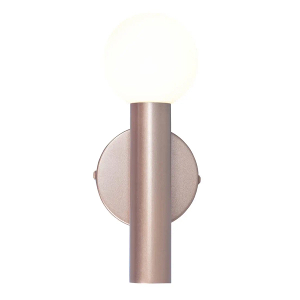 Minimalistyczny kinkiet ścienny Filano WL-33574-1-CF kulisty kawowy