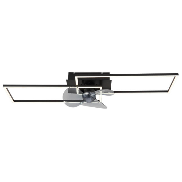 Lampowentylator sufitowy Tatjana 67243-30BF LED 38W CCT ściemnialny czarny