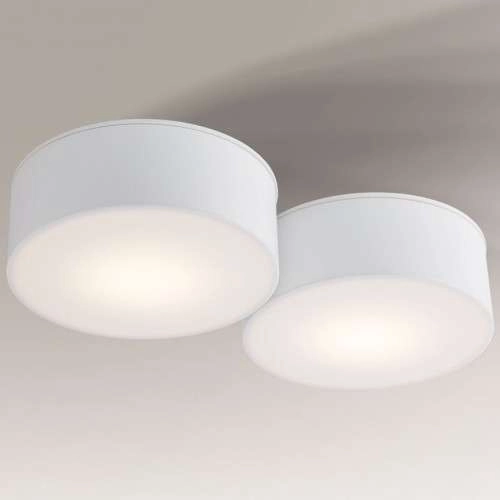 Plafon LAMPA sufitowa ZAMA 7041 Shilo plafoniera OPRAWA natynkowa LED 30W 3000K metalowa biała