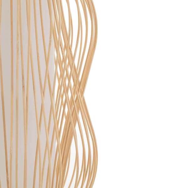 Lampa wisząca Puket 11160 pleciona lampion krata japandi bambusowa biała