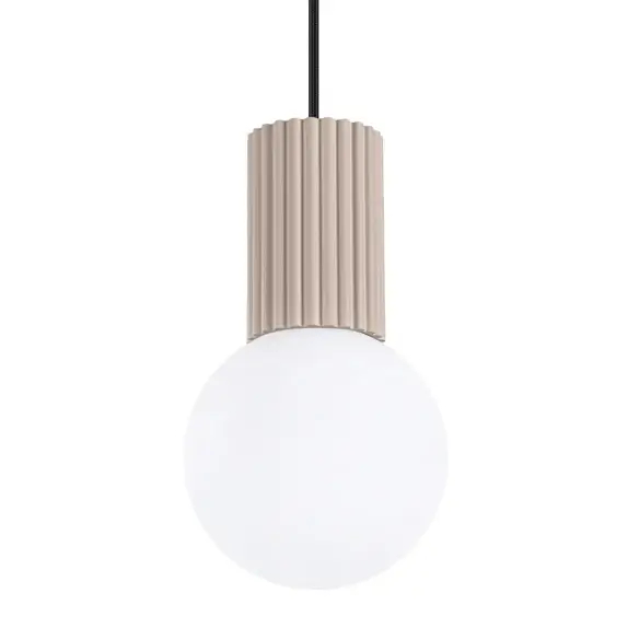 Okrągła lampa wisząca HALO SL.1744 szklana kulista kaszmirowa