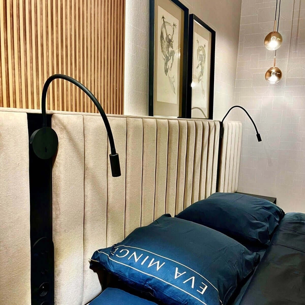 LAMPA ścienna SENISE LP-2021/1W BK Light Prestige regulowana OPRAWA kinkiet LED 3W 3000K tuba na peszlu IP44 paola czarna