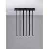 Lampa sufitowa metalowa NOVENCIO LE45465 LED 17W 3000K czarna