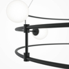 Wisząca lampa Balance MOD317PL-06B Maytoni spirala kule asymetryczna czarna