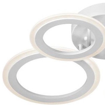 Minimalistyczna lampa sufitowa W7108-2+2 plafon LED 84W biały