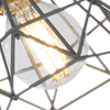Regulowany kinkiet ścienny VERVE 91-60969 druciana reflektorek loft szary