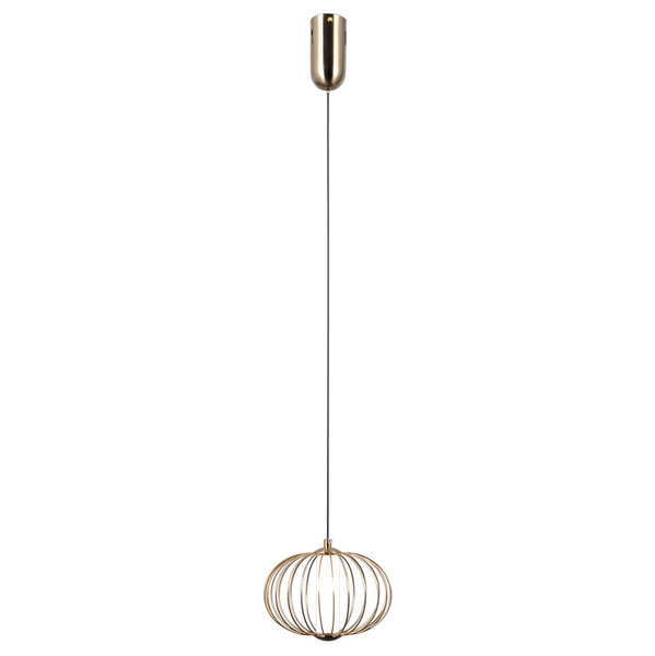 Wisząca lampa druciana Rabel PND-344221-1-HBR LED 5W 3000K złoty
