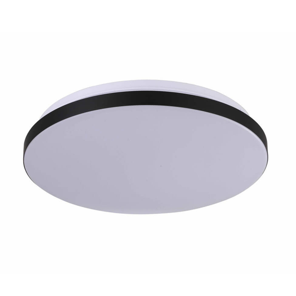 Okrągła lamp sufitowa Babilon LP-335/1C M 4BK Light Prestige LED 24W 4000K biała
