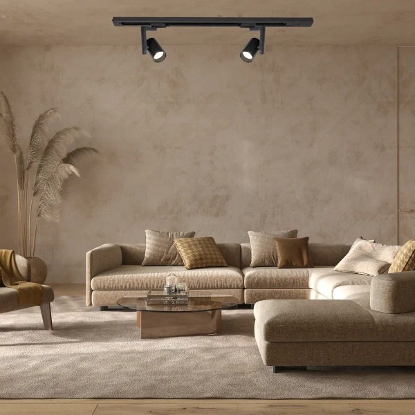 Lampa sufitowa szynoprzewodowa trójfazowa Hang Track ML2283 czarny
