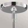 LAMPA sufitowa Paulson FE-PAULSON-3P Elstead FEISS industrialna OPRAWA metalowa do salonu IP44 polerowany chrom przezroczysty