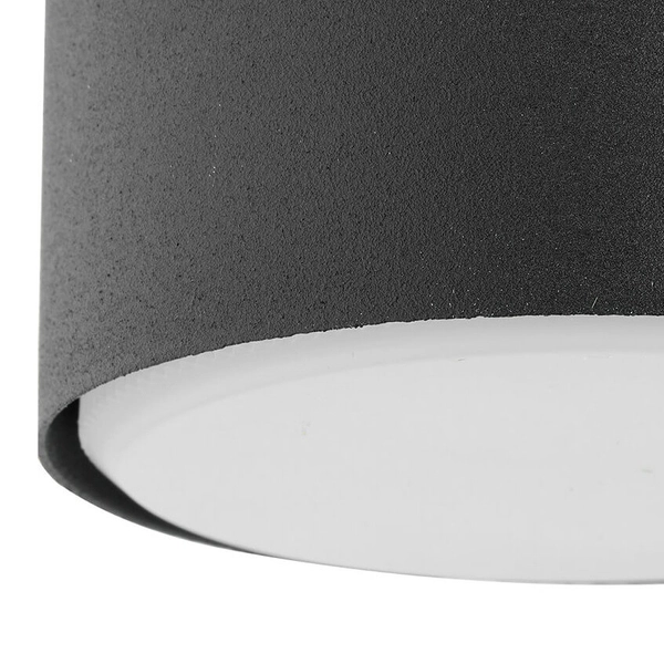 Sufitowa lampa okrągła Top 6241 loftowa round metalowa czarna