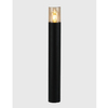 Stojąca lampa słupek Hager AZ5865 do ogrodu IP54 czarny przezroczysty