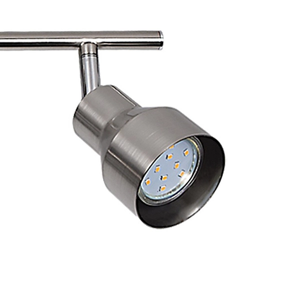 Sypialniany plafon chromowany Blake 3184 tuby regulowane nad obraz