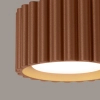 Lampa sufitowa AURA mocca SL.1807 ryflowana 1xGx53