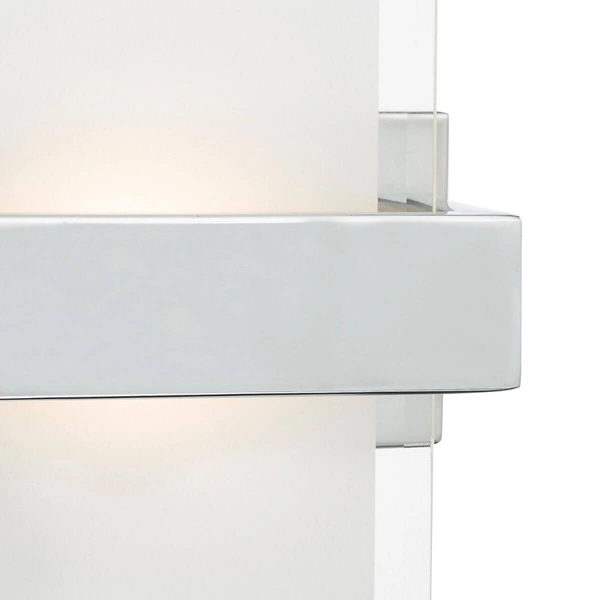 Szklana lampa ścienna Apt APT0750 LED 6W 3000K chrom przezroczysty