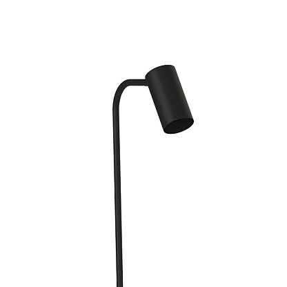 Stojąca lampa do sypialni Mono 7707 reflektorowa oprawa czarna
