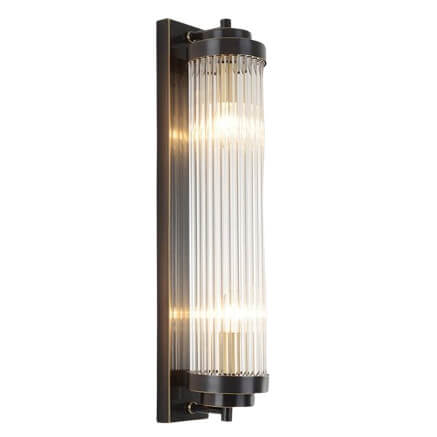 Kinkiet kryształowy Ionic CGIONIC-BLACK-PEARL1 COPEL kolumna perłowa czarna