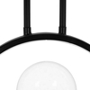 Wisząca lampa Alure Line Twin MSE010100347 Moosee LED 17W 3000K  kule czarne