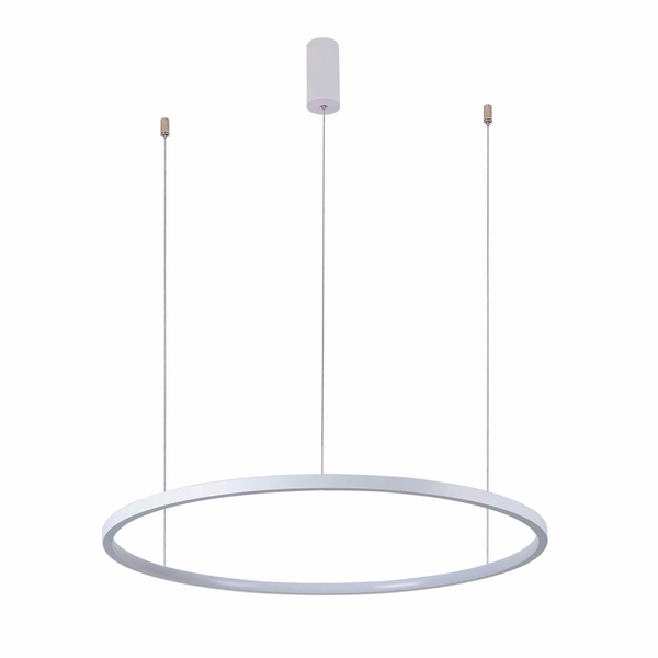 Okrągła lampa zwis Vinola PND-56135B-080RPP-WH-3KS4K-TRDIMM Italux LED 48W 3000-4000K biała