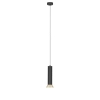 Metalowa wisząca lampa MARENZO LE45600 nad stół czarna złota