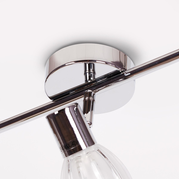 Lampa sufitowa Embo K-8001/3 listwa z reflektorkami chrom