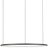 Ringowa wisząca lampa czarna LED 99W 4000K pierścienie potrójne neutralna SLD/000011/4000/B/L